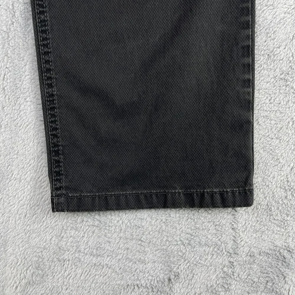 Brax Feel Good Cooper Pants Men's 38 X 34 Gray Cotton Mid-Rise Straight Leg